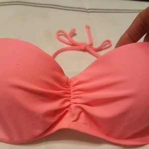 Women's Rue 21 coral  swim top - size 34B (Medium)